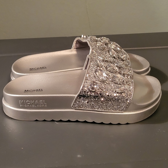 Michael Kors Tyra Bling Slides - Picture 4 of 6